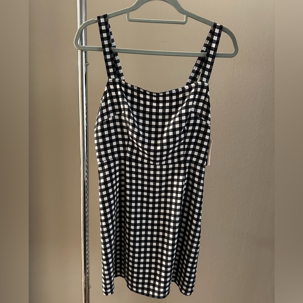 Black and White Checkered Dress